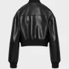Love it Or List It S21 Page Turner Leather Bomber Jacket Back
