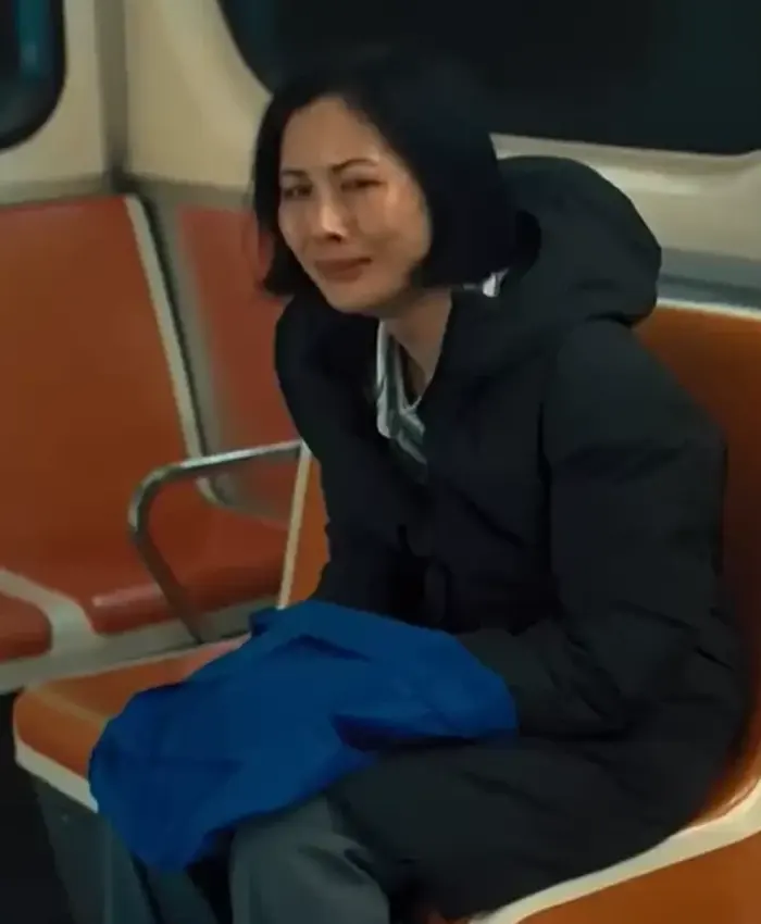 Lucy Liu Tv Series Reacher 2026 Black Hooded Coat Front
