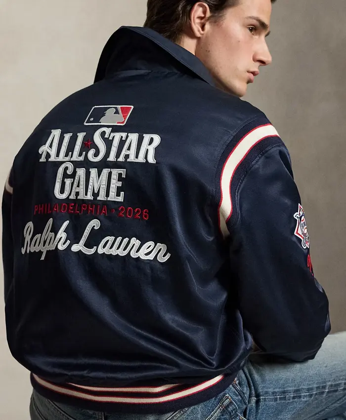 MLB All-Star Game 2026 Polo Ralph Lauren Navy Jacket Back