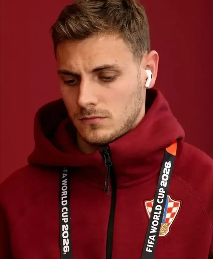 Marco Pasalic National Team Croatia Maroon Jacket