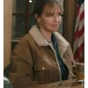 Marshals Belle Skinner Shearling Brown Jacket