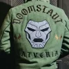 Marvel Doctor Doom Army Green Hooded Doomstadt Latveria Jacket Back