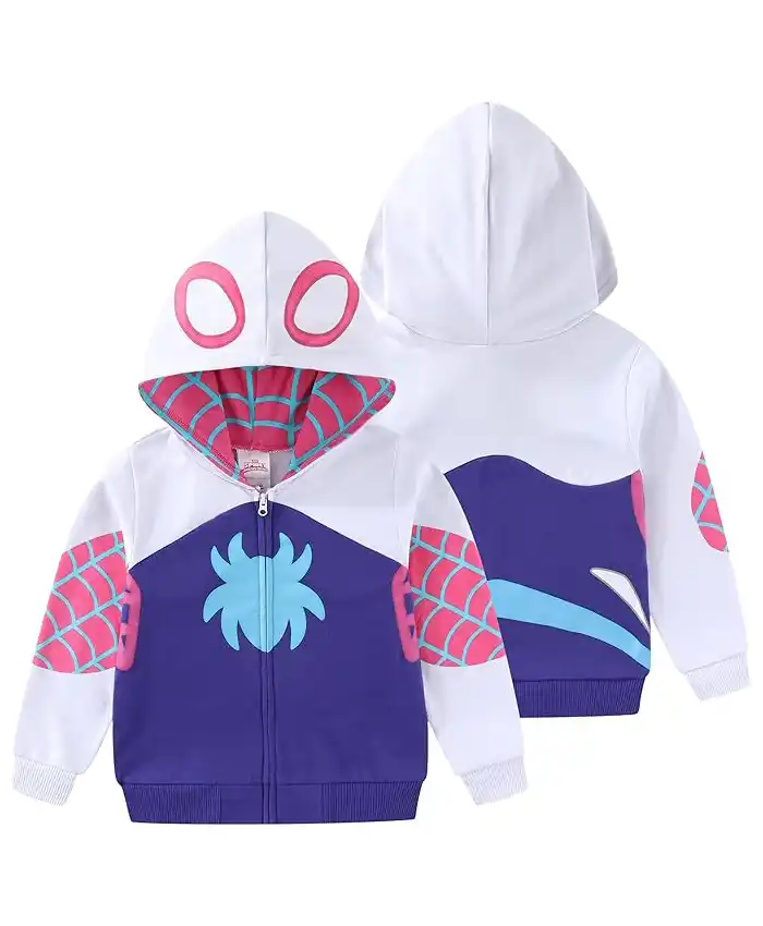 Marvel Girls Spider-Gwen Ghost Spider Hooded Jacket
