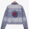 Marvel Movie Spider-Man Brand New Day 2026 Protector Of New York Blue Denim Jacket