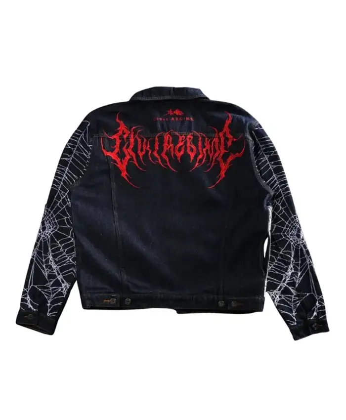 Marvel Movie Spider-Man Brand New Day 2026 Webs From Concrete Raw Denim Jacket