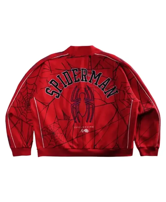 Marvel Spider Chaos Civil Track Jacket Red Back