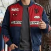 Marvel Spider-Man racing Bomber Jacket
