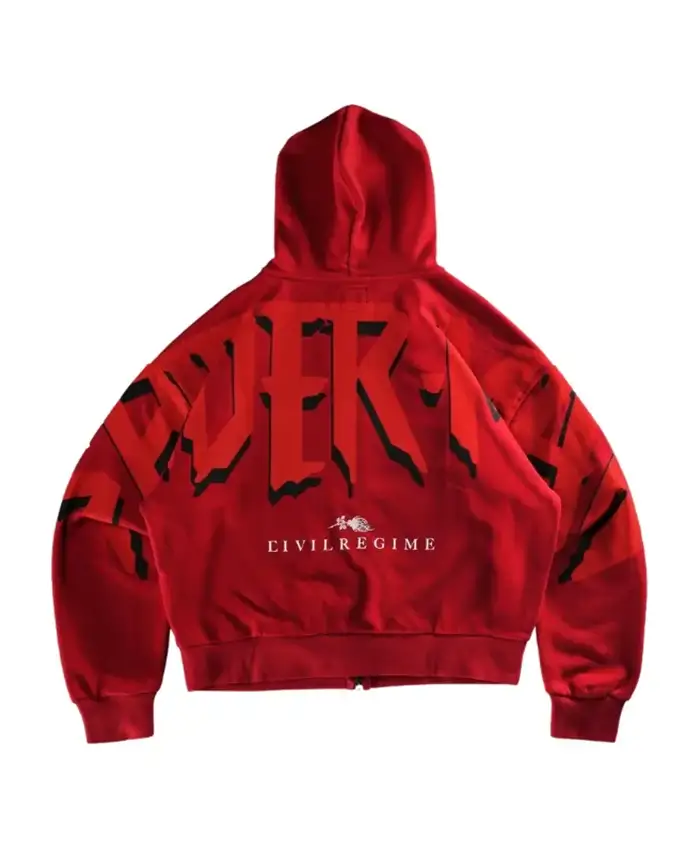Match Shiesty Movie Marvel Spider-Man Brand New Day 2026 Cage Red Hooded Jacket