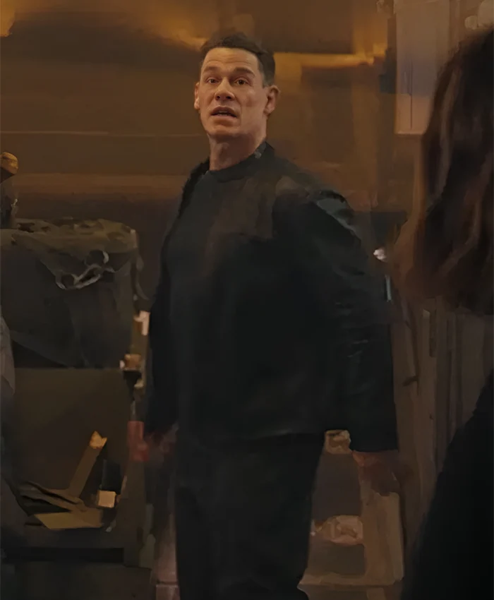 Matchbox the Movie 2026 John Cena Black Leather Jacket