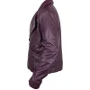 Descendants Wicked Wonderland 2026 Max Hatter purple leather coat with lapel collar