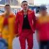 Max Holloway UFC 329 Red Suit Front