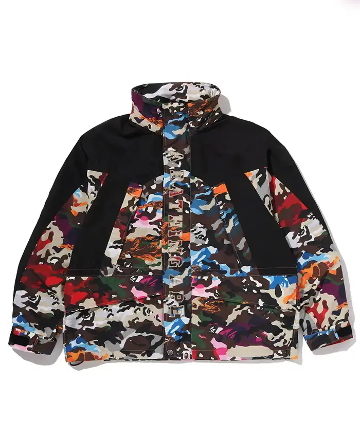 Men’s Hybrid Camo Snowboard Multicolor Jacket