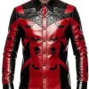 Men's Skull Bat Leather Gothic Cosplay Jacket