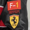 Zyrox Black F1 Racing Streetwear Jacket with sporty motorsport styling