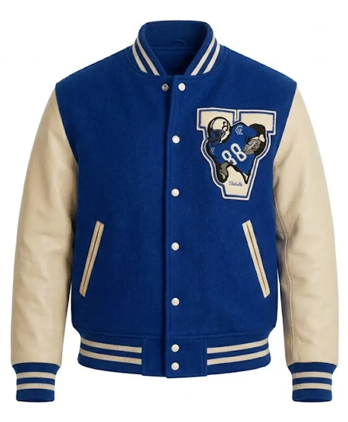Shop Michael Jackson VAN 1988 Stadium Varsity Jacket - Oskar Jacket