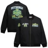 Mitchell & Ness 2026 Draft Satin Full-Zip Bomber Jacket