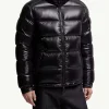 Moncler-Maya-Matte-Short-Down-Jacket-In-Black