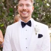 MrBeast Wedding White Blazer