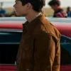 My Life with the Walter Boys S03 Alex Walter Suede Jacket Side