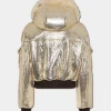My Lottery Dream Home S19 David Bromstad Metallic Gold Jacket Back