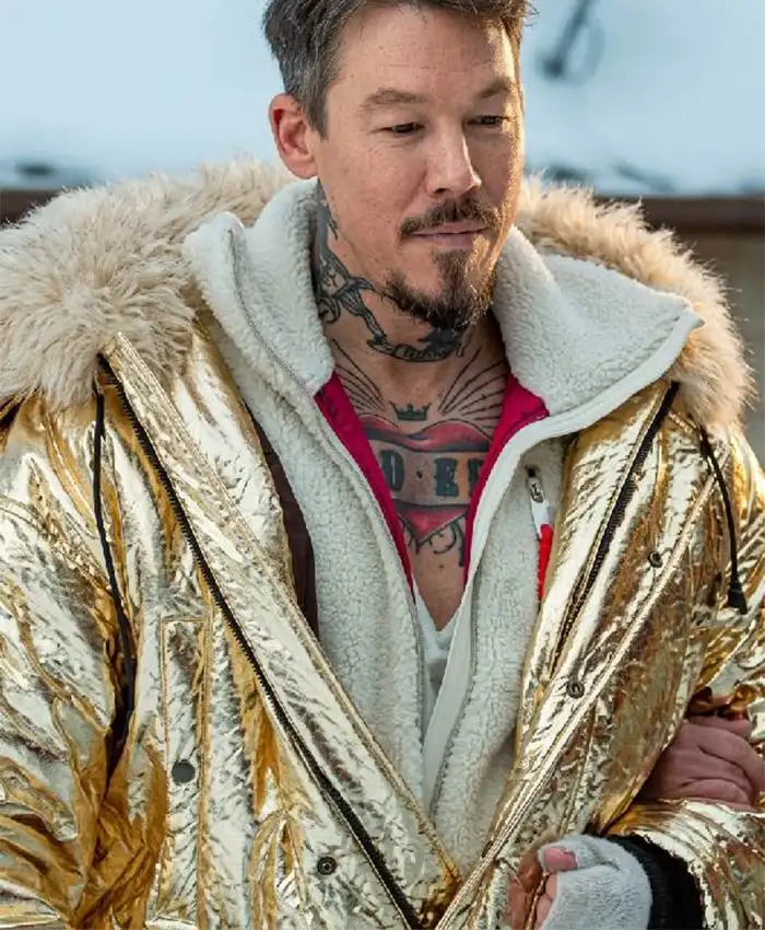 My Lottery Dream Home S19 David Bromstad Metallic Gold Jacket