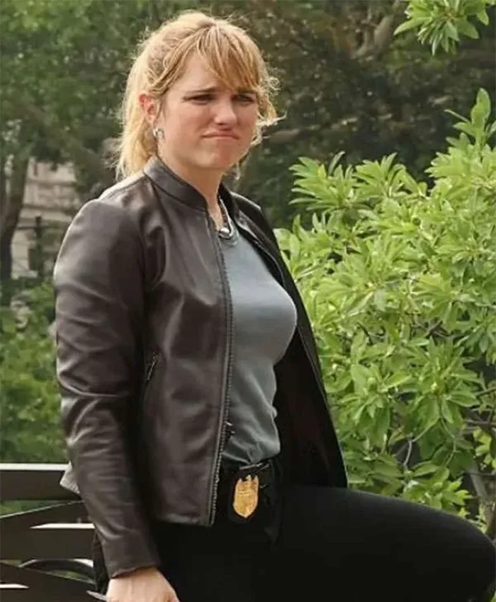 NCIS NY 2026 Jacqueline Byers Leather Jacket