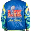 NFL Super Bowl LIX The Big Easy Starter Royal Blue Full-Snap Varsity Jacket