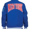 NY Giants Blue Varsity Jacket
