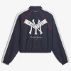 NY Yankees Off Season x MLB Navy Full-Zip Track Jacket Back