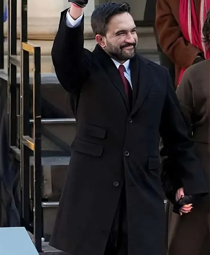 NYC Ceremonial Inauguration Zohran Mamdani Wool Coat