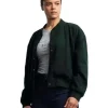 Neagley S01 Frances Neagley Green Bomber Jacket