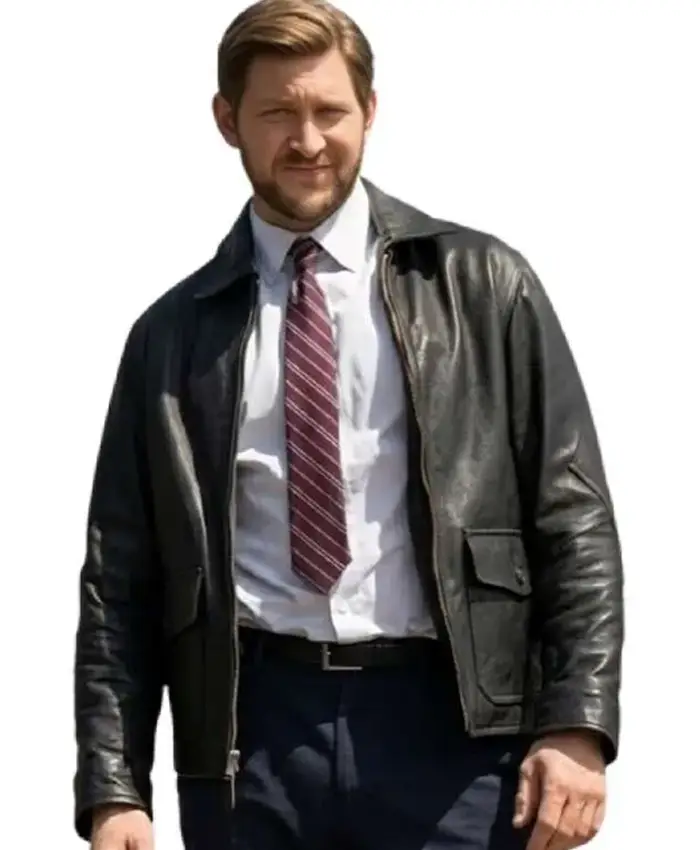 Neagley S01 Greyston Holt Black Leather Jacket