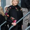 New York Fashion Week Martha Stewart Floral Coat