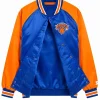 New York Knicks Starter Inductee Varsity Jacket Front