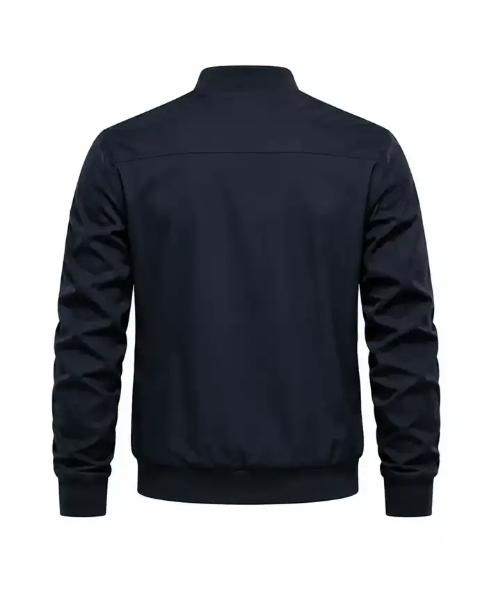 Newport County Christian Fuchs Black Jacket Back