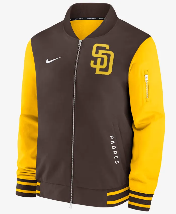 Nike San Diego Padres Dugout Bomber Jacket