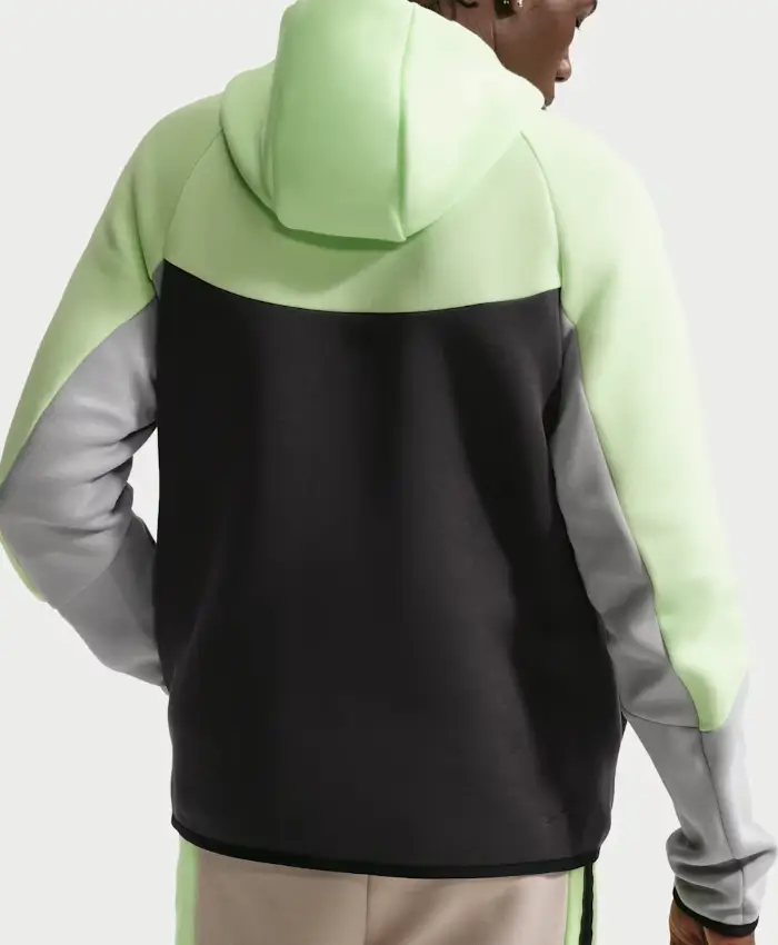 Nike Tech Fleece Windrunner Full-Zip Jacket Green Back