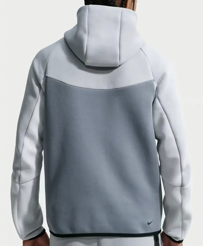 Nike Tech Fleece Windrunner Full-Zip Jacket Grey Back