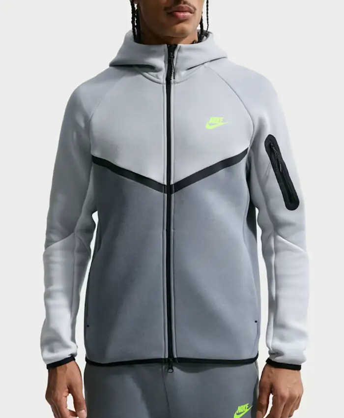 Nike Tech Fleece Windrunner Full-Zip Jacket Grey