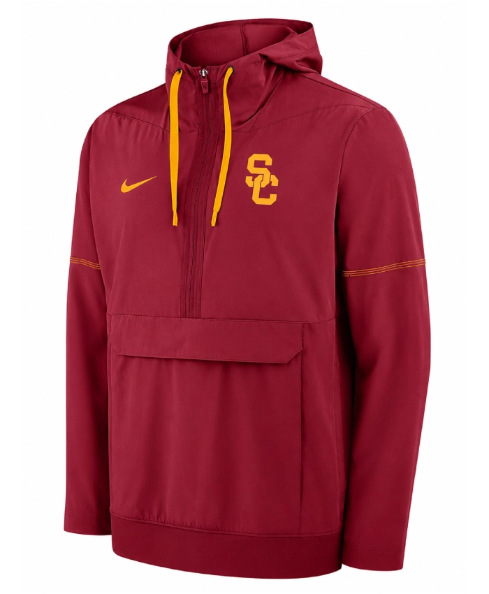Nike USC Sideline College Anorak Hooded Jacket Side