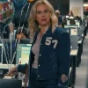 Not Suitable for Work Laura Bell Bundy Blue Denim Jacket