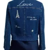 Not Suitable for Work Laura Bell Bundy Blue Denim Jacket Back