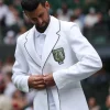 Novak Djokovic Wimbledon White Blazer Front
