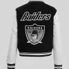 Oakland Raiders Women’s Retro Varsity Jacket Back