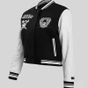 Oakland Raiders Women’s Retro Varsity Jacket Side