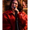 Off Campus S01 Ella Bright Red Bomber Jacket Front