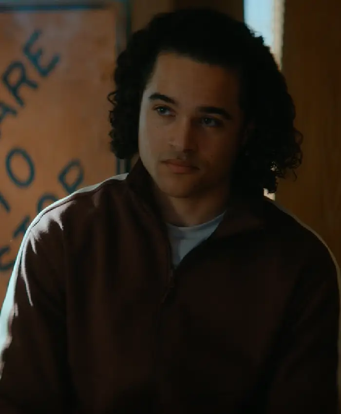 Off Campus S01 John Tucker Brown Track Jacket Front