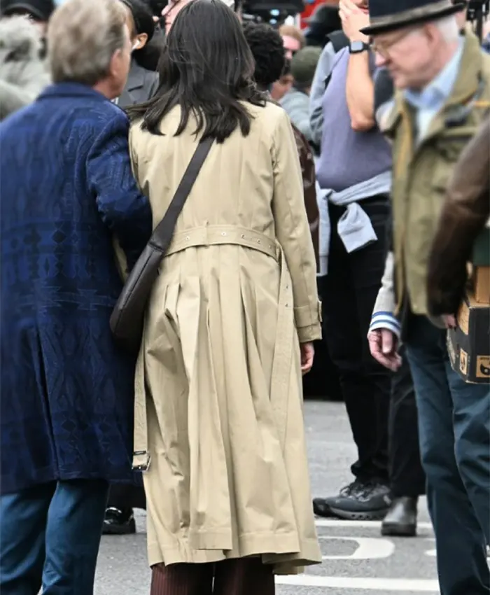 Only Murders In The Building S06 Selena Gomez Trench Coat Back