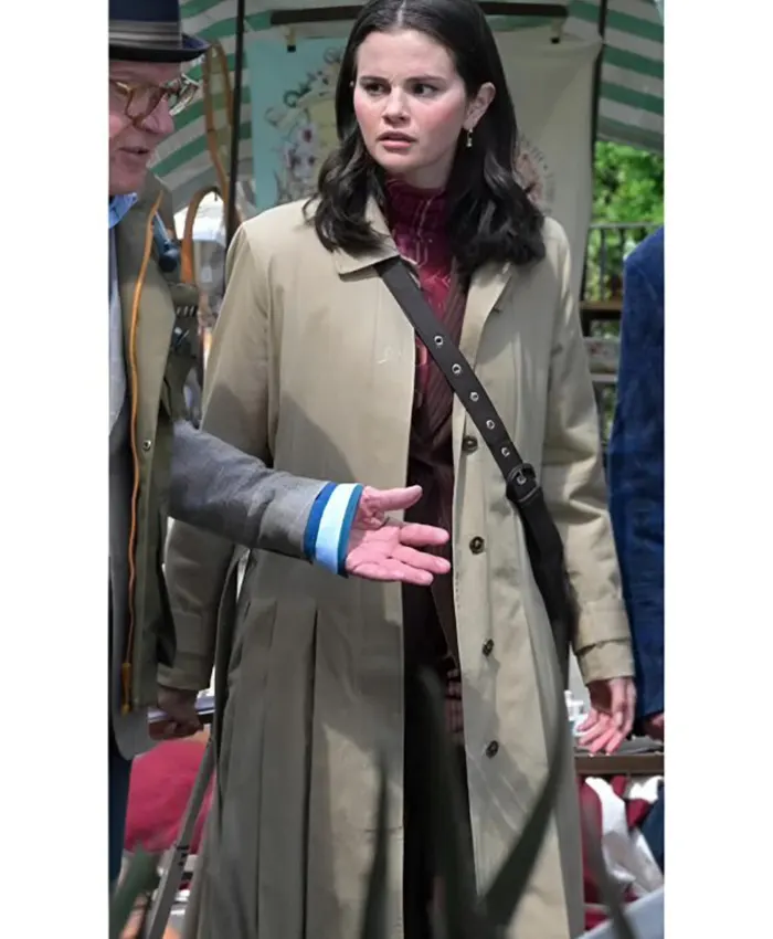 Only Murders In The Building S06 Selena Gomez Trench Coat Front