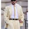 Paris Fashion Week 2026 Bad Bunny Cream Suit